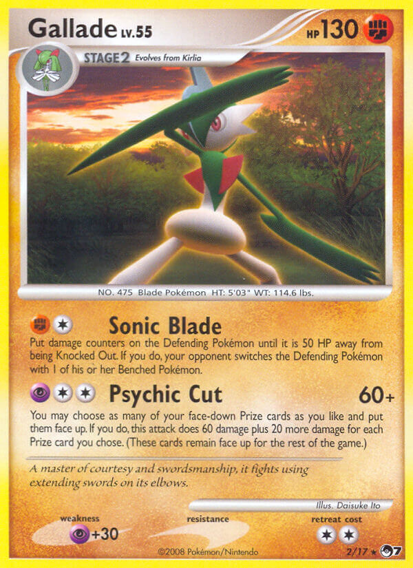 Gallade 2 — POP Série 7 (French Pokémon TCG card)