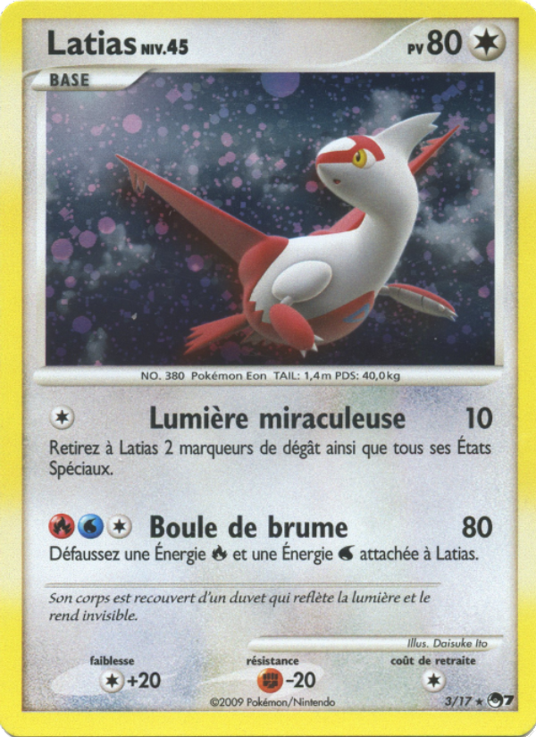 Latias 3 — POP Série 7 (French Pokémon TCG card)