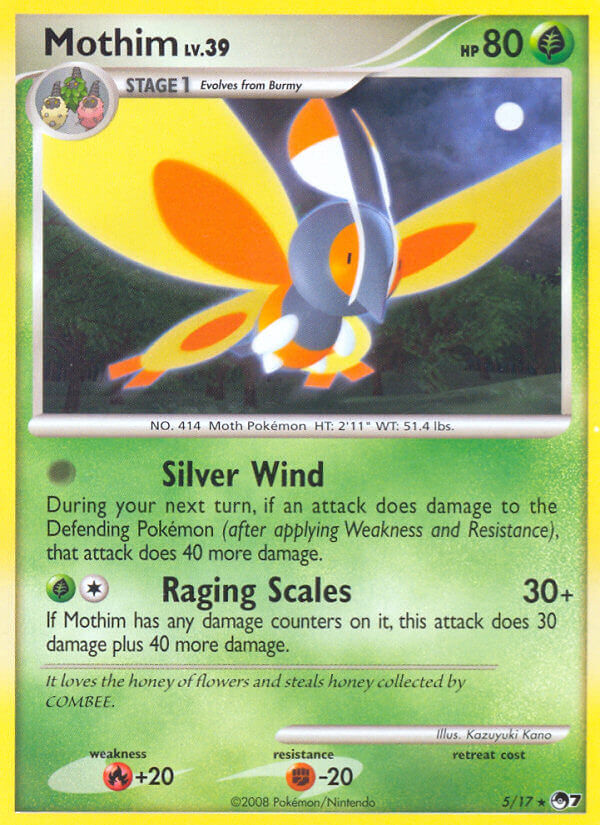 Mothim 5 — POP Série 7 (French Pokémon TCG card)
