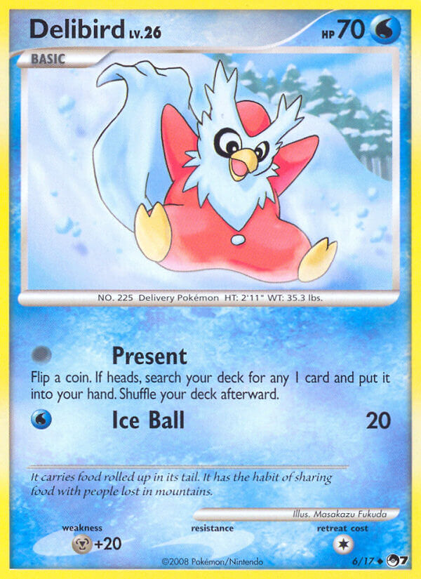 Delibird 6 — POP Série 7 (French Pokémon TCG card)
