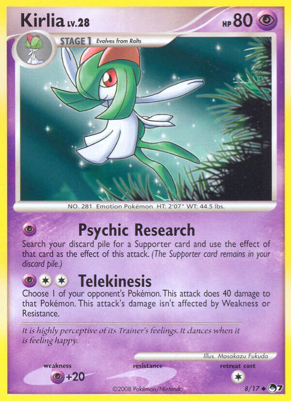 Kirlia 8 — POP Série 7 (French Pokémon TCG card)