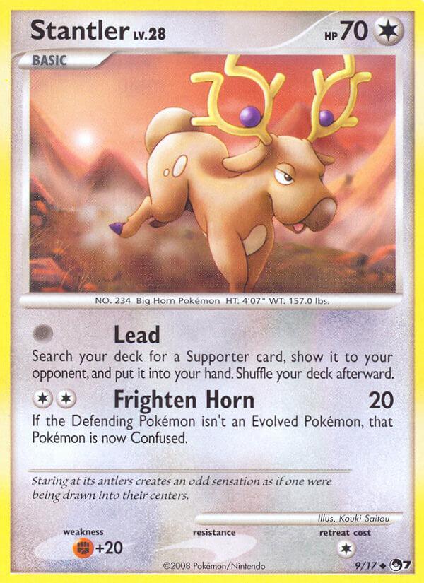 Stantler 9 — POP Série 7 (French Pokémon TCG card)
