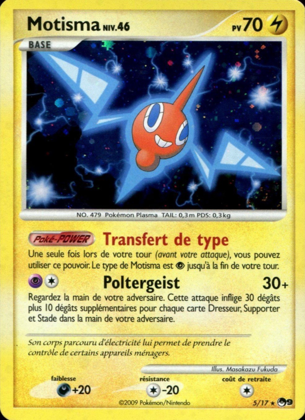 Motisma 5 — POP Série 9 (French Pokémon TCG card)