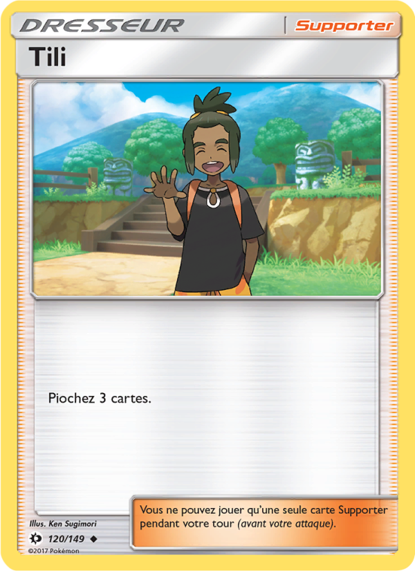 Tili 120 — Soleil et Lune (French Pokémon TCG card)