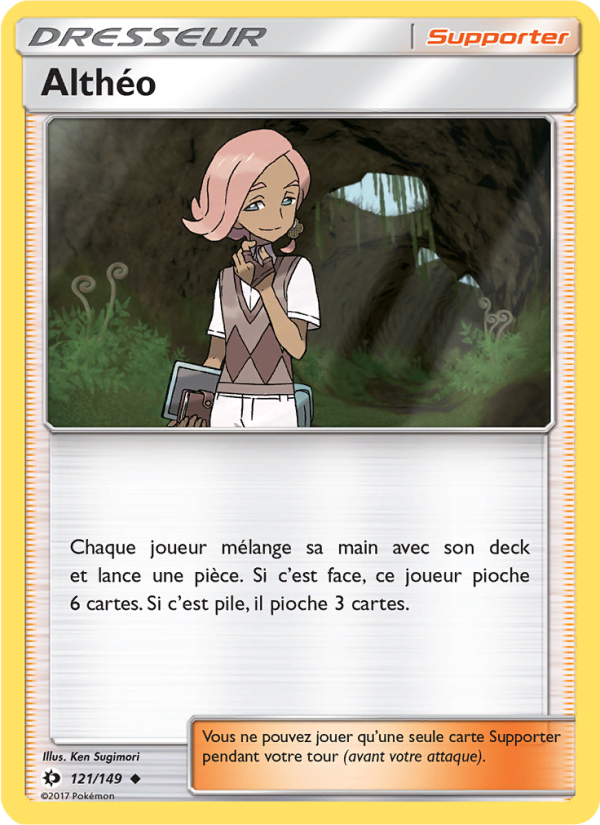 Althéo 121 — Soleil et Lune (French Pokémon TCG card)