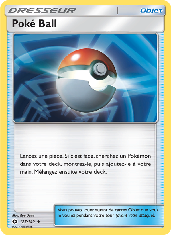 Poké Ball 125 — Soleil et Lune (French Pokémon TCG card)