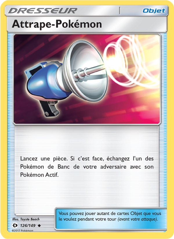 Attrape-Pokémon 126 — Soleil et Lune (French Pokémon TCG card)