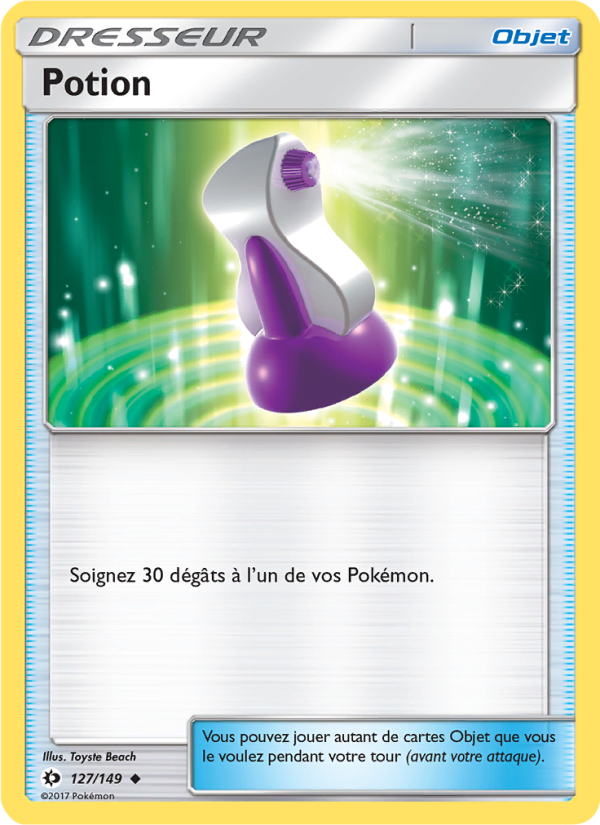 Potion 127 — Soleil et Lune (French Pokémon TCG card)