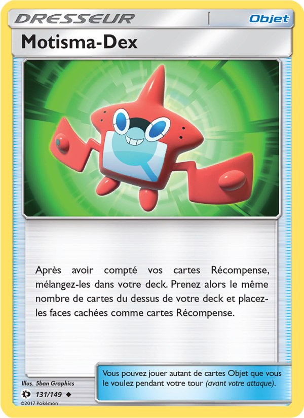 Motisma-Dex 131 — Soleil et Lune (French Pokémon TCG card)