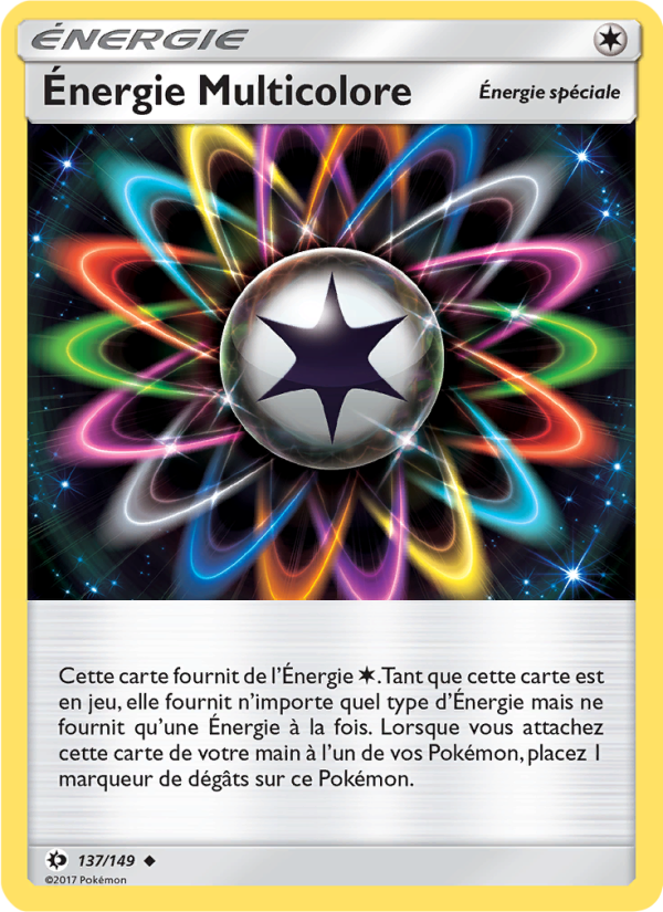 Énergie Multicolore 137 — Soleil et Lune (French Pokémon TCG card)