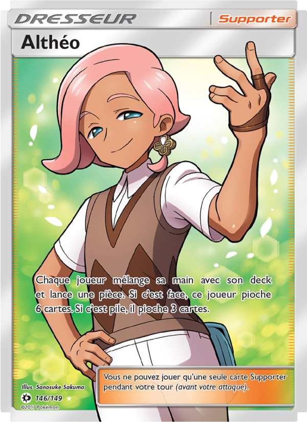 Althéo 146 — Soleil et Lune (French Pokémon TCG card)
