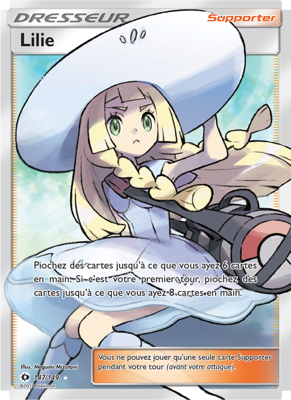 Lilie 147 — Soleil et Lune (French Pokémon TCG card)
