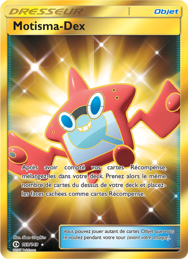 Motisma-Dex 159 — Soleil et Lune (French Pokémon TCG card)
