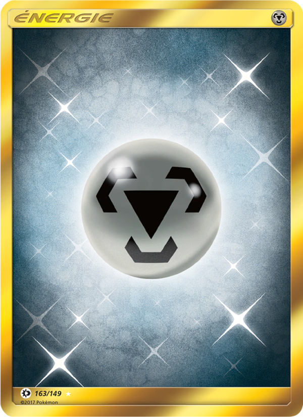 Énergie Métal 163 — Soleil et Lune (French Pokémon TCG card)