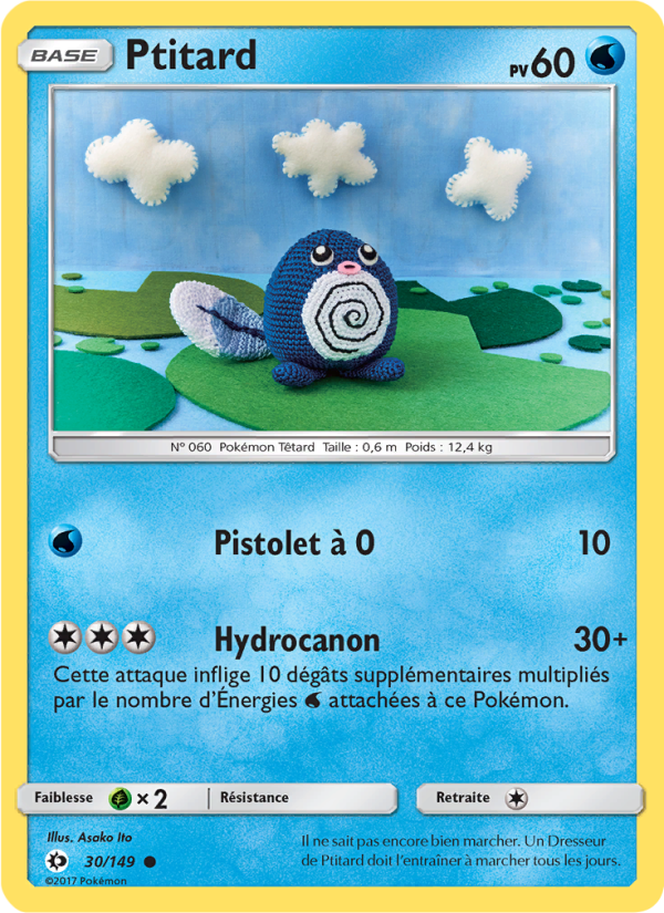 Ptitard 30 — Soleil et Lune (French Pokémon TCG card)