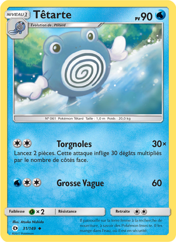 Têtarte 31 — Soleil et Lune (French Pokémon TCG card)