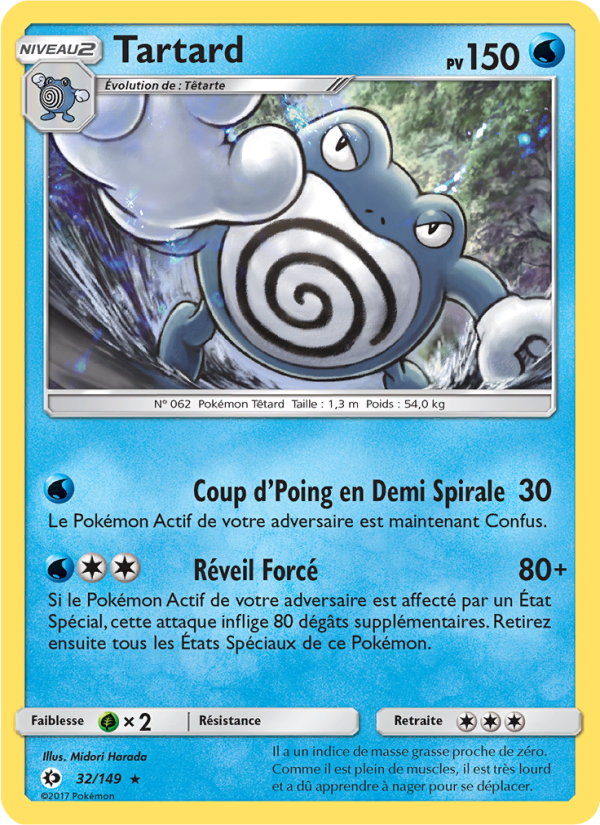 Tartard 32 — Soleil et Lune (French Pokémon TCG card)