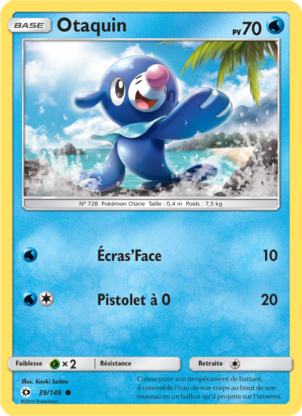 Otaquin 39 — Soleil et Lune (French Pokémon TCG card)