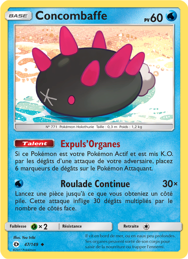 Concombaffe 47 — Soleil et Lune (French Pokémon TCG card)