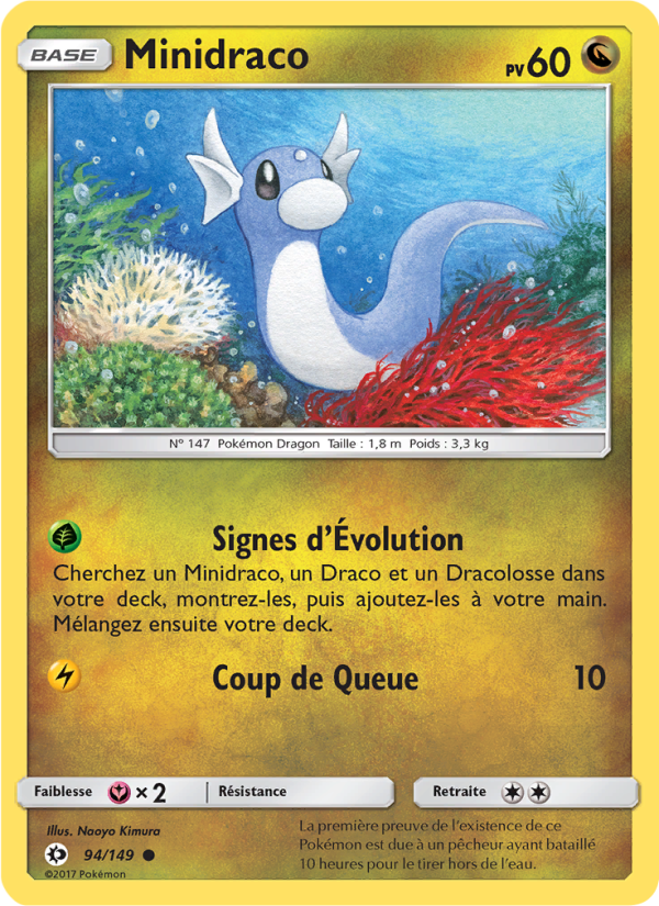 Minidraco 94 — Soleil et Lune (French Pokémon TCG card)