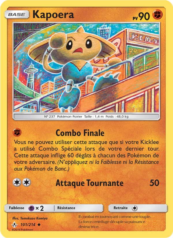 Kapoera 101 — Alliance Infaillible (French Pokémon TCG card)