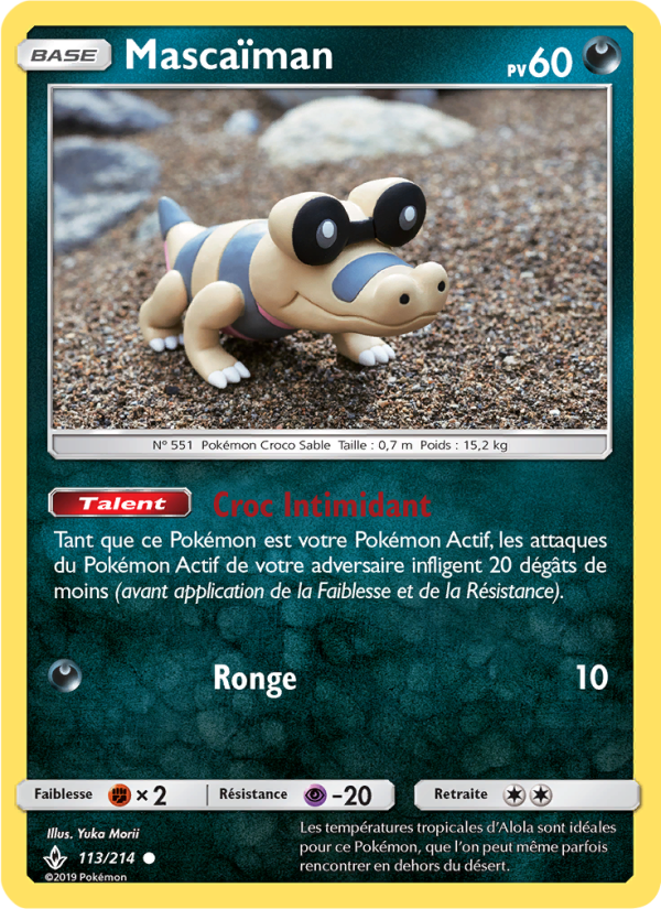 Mascaïman 113 — Alliance Infaillible (French Pokémon TCG card)