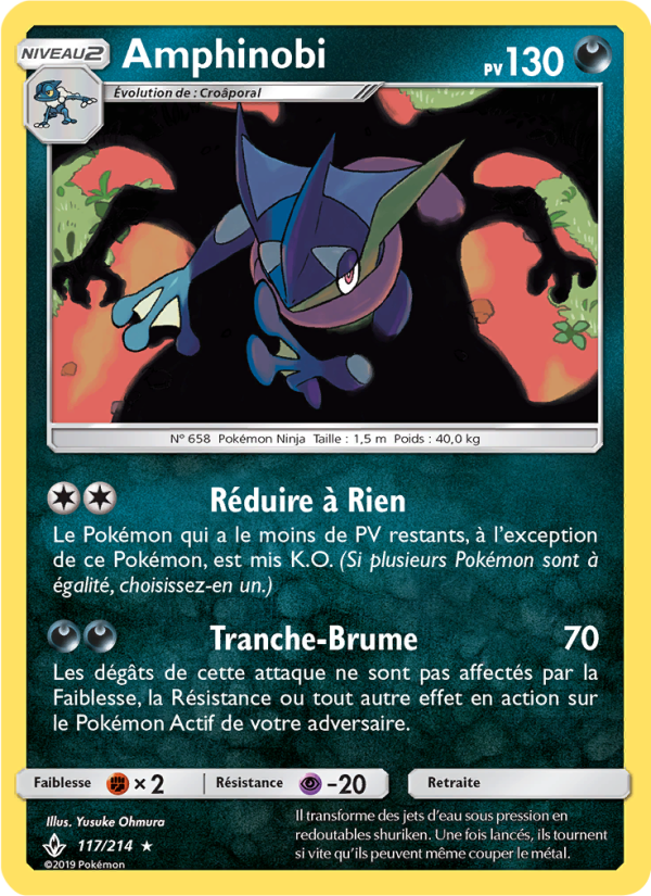 Amphinobi 117 — Alliance Infaillible (French Pokémon TCG card)