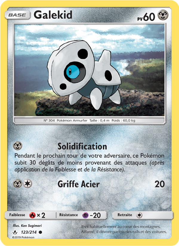 Galekid 123 — Alliance Infaillible (French Pokémon TCG card)