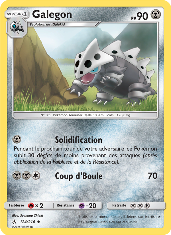 Galegon 124 — Alliance Infaillible (French Pokémon TCG card)