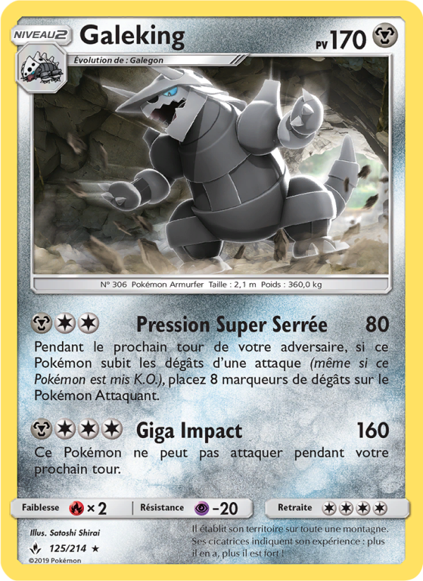 Galeking 125 — Alliance Infaillible (French Pokémon TCG card)