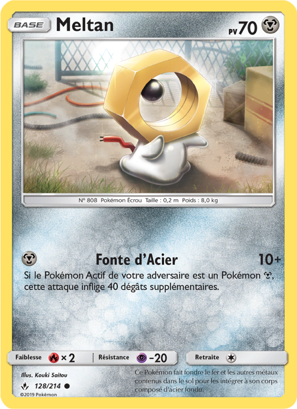 Meltan 128 — Alliance Infaillible (French Pokémon TCG card)