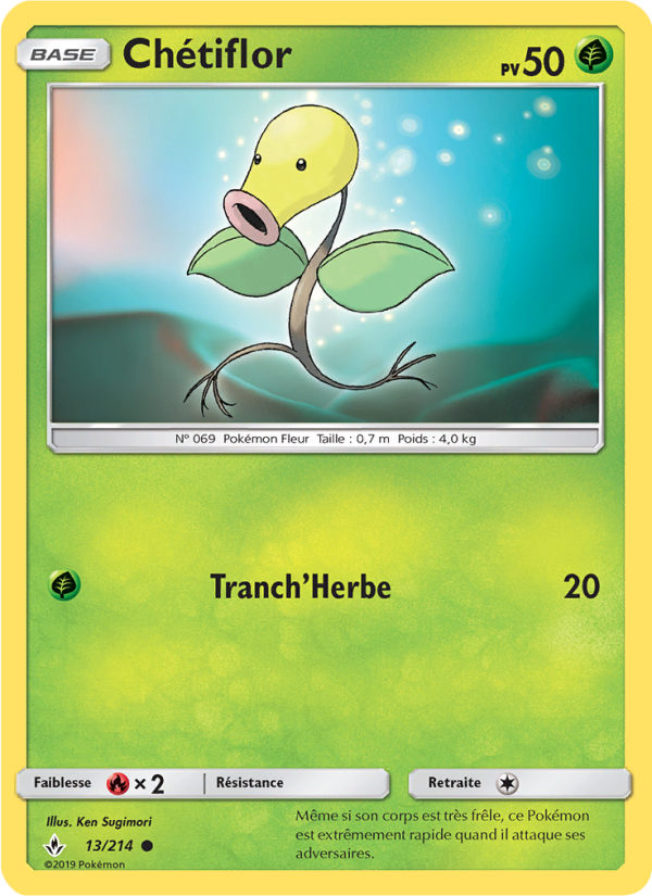 Chétiflor 13 — Alliance Infaillible (French Pokémon TCG card)