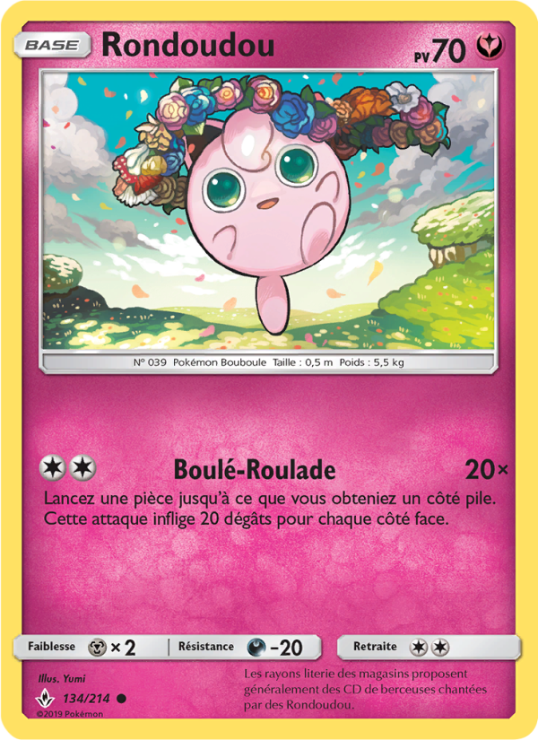 Rondoudou 134 — Alliance Infaillible (French Pokémon TCG card)