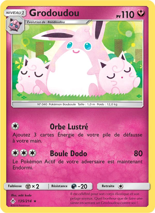 Grodoudou 135 — Alliance Infaillible (French Pokémon TCG card)