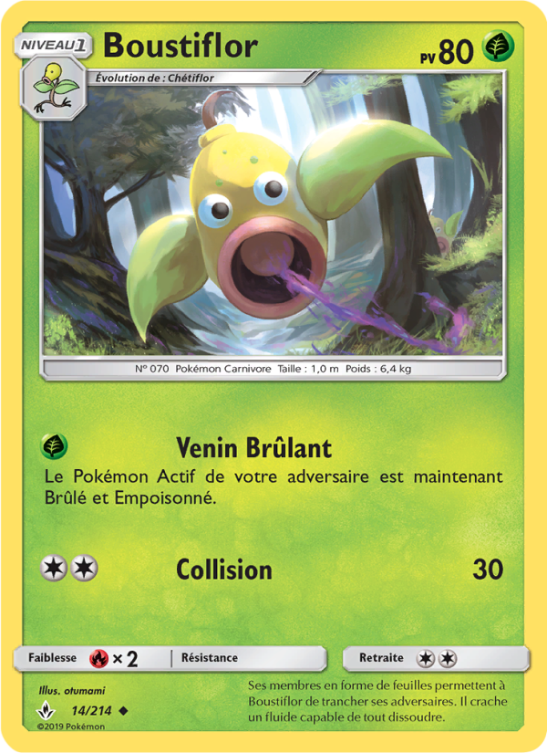 Boustiflor 14 — Alliance Infaillible (French Pokémon TCG card)
