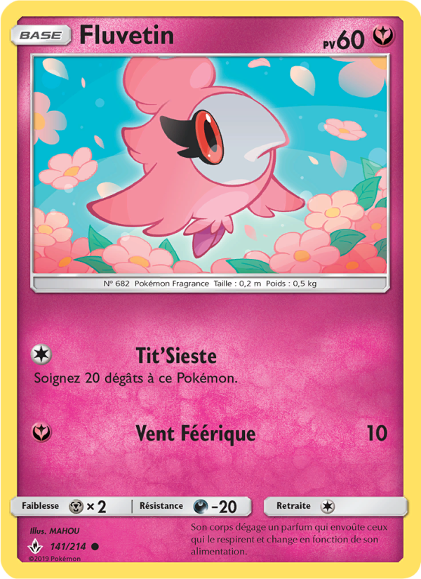 Fluvetin 141 — Alliance Infaillible (French Pokémon TCG card)