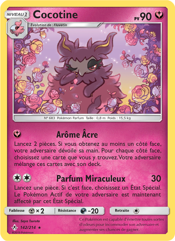 Cocotine 142 — Alliance Infaillible (French Pokémon TCG card)