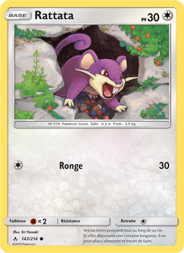 Rattata 143 — Alliance Infaillible (French Pokémon TCG card)
