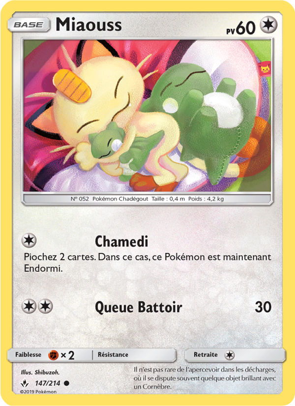 Miaouss 147 — Alliance Infaillible (French Pokémon TCG card)