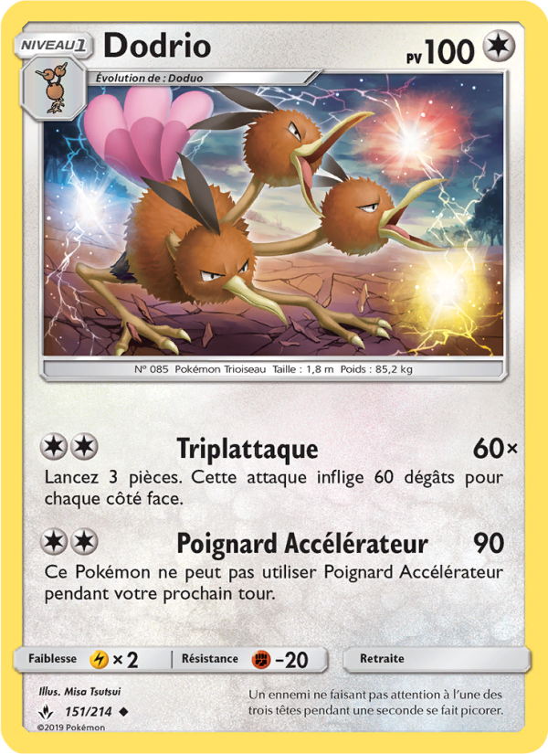 Dodrio 151 — Alliance Infaillible (French Pokémon TCG card)