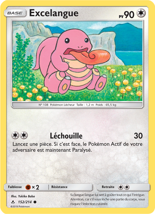 Excelangue 152 — Alliance Infaillible (French Pokémon TCG card)