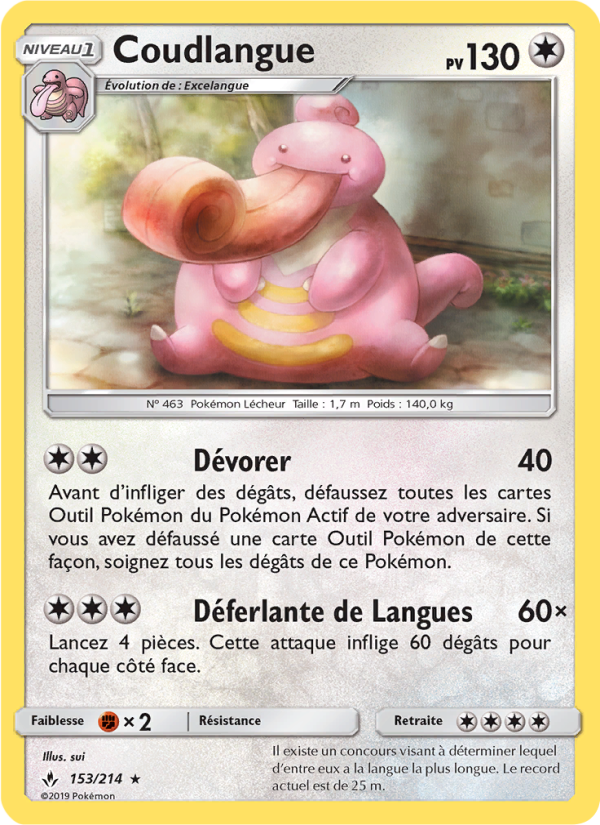 Coudlangue 153 — Alliance Infaillible (French Pokémon TCG card)