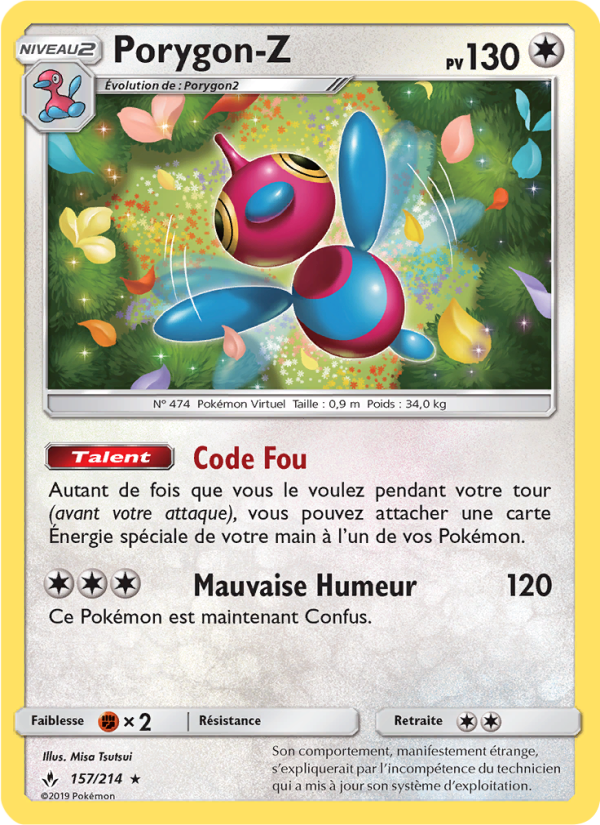 Porygon-Z 157 — Alliance Infaillible (French Pokémon TCG card)