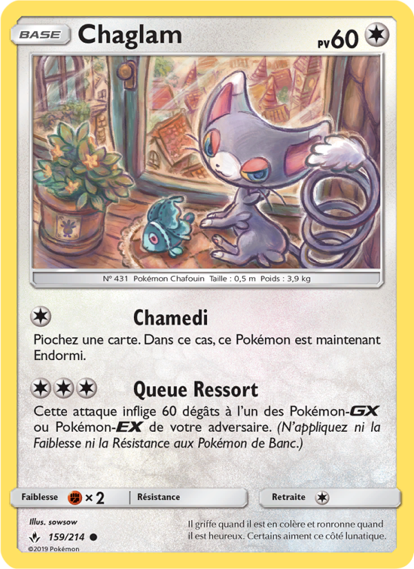 Chaglam 159 — Alliance Infaillible (French Pokémon TCG card)