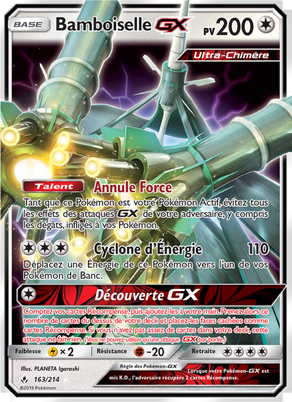 Bamboiselle GX 163 — Alliance Infaillible (French Pokémon TCG card)