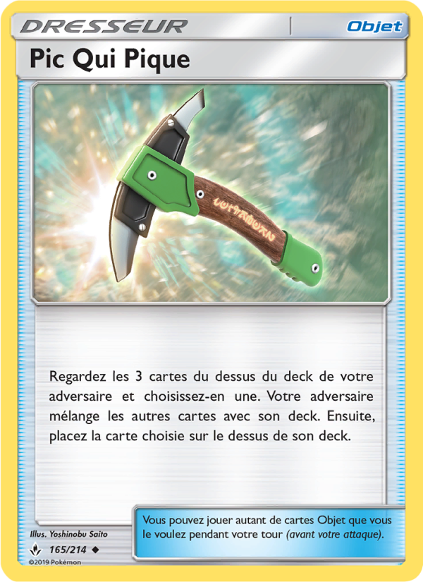 Pic Qui Pique 165 — Alliance Infaillible (French Pokémon TCG card)
