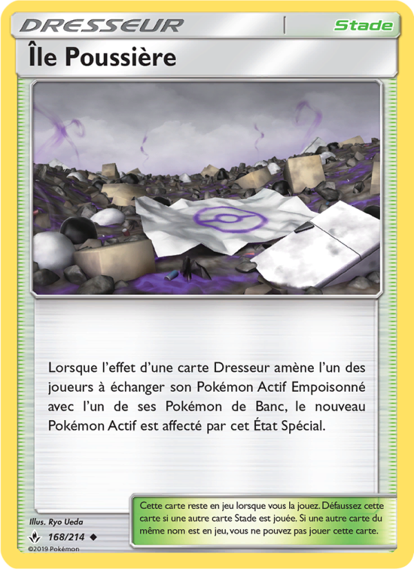 Île Poussière 168 — Alliance Infaillible (French Pokémon TCG card)