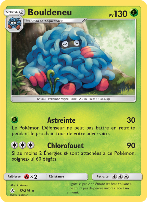 Bouldeneu 17 — Alliance Infaillible (French Pokémon TCG card)