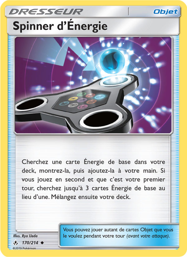 Spinner d’Énergie 170 — Alliance Infaillible (French Pokémon TCG card)