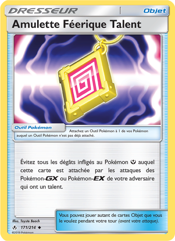 Amulette Féerique Talent 171 — Alliance Infaillible (French Pokémon TCG card)